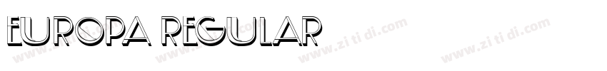 europa regular字体转换